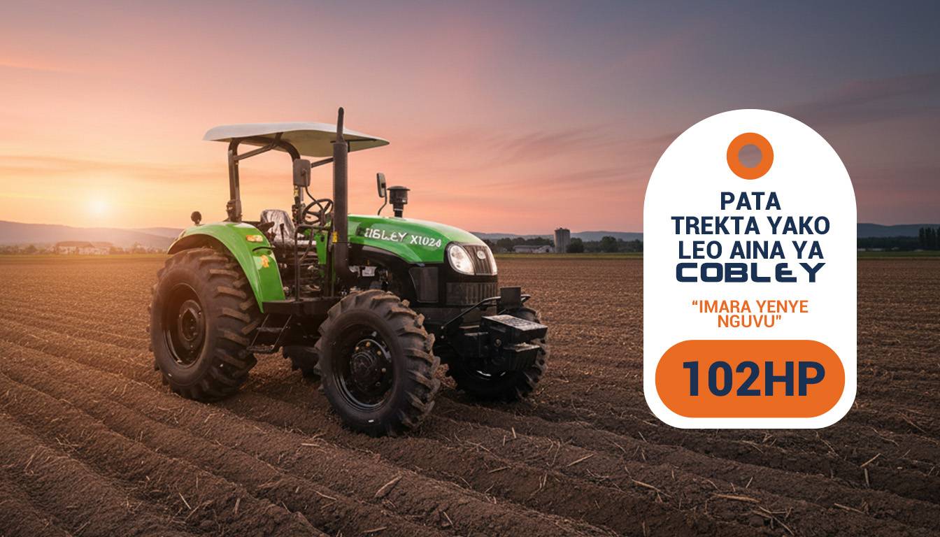 Pata trekta yako leo aina ya Cobley - 102HP